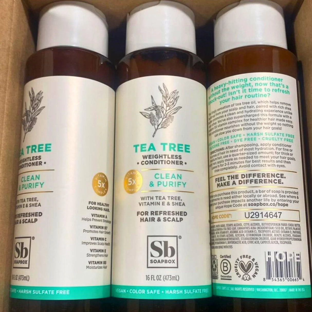 Sb Tea Tree Weightless Conditioner Clean & Purify