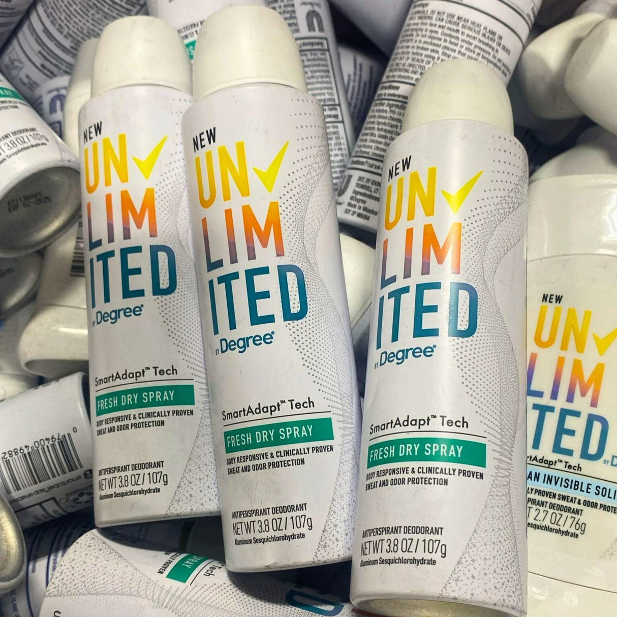 Unlimited by Degree Assorted Deodorant Spray & Bar