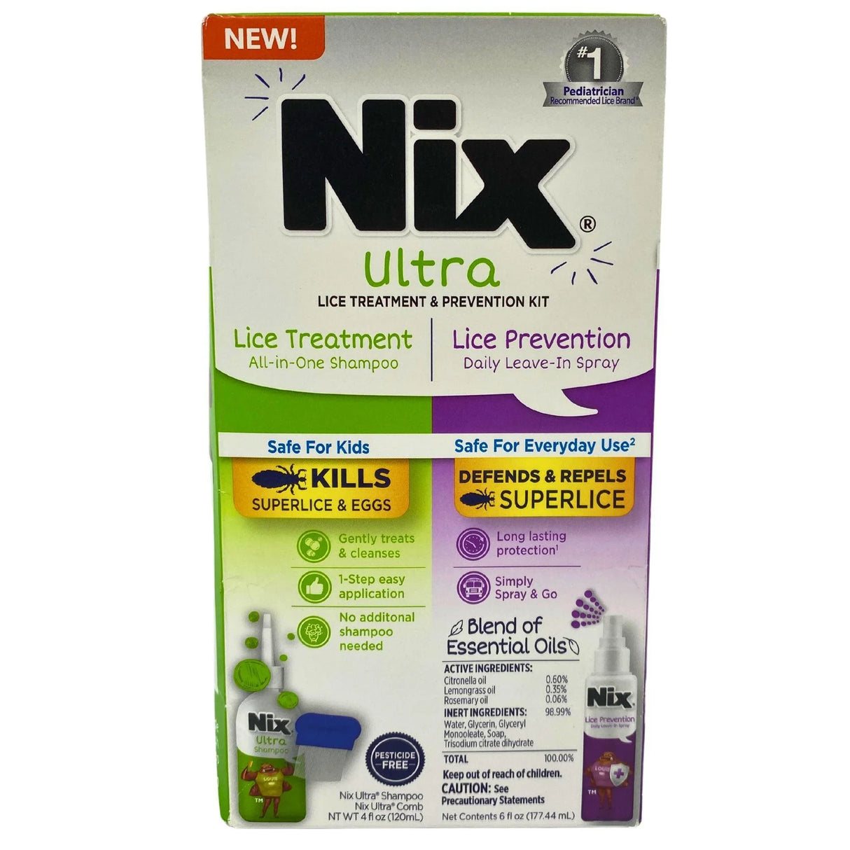 Nix Ultra Lice Treatment & Prevention Kit