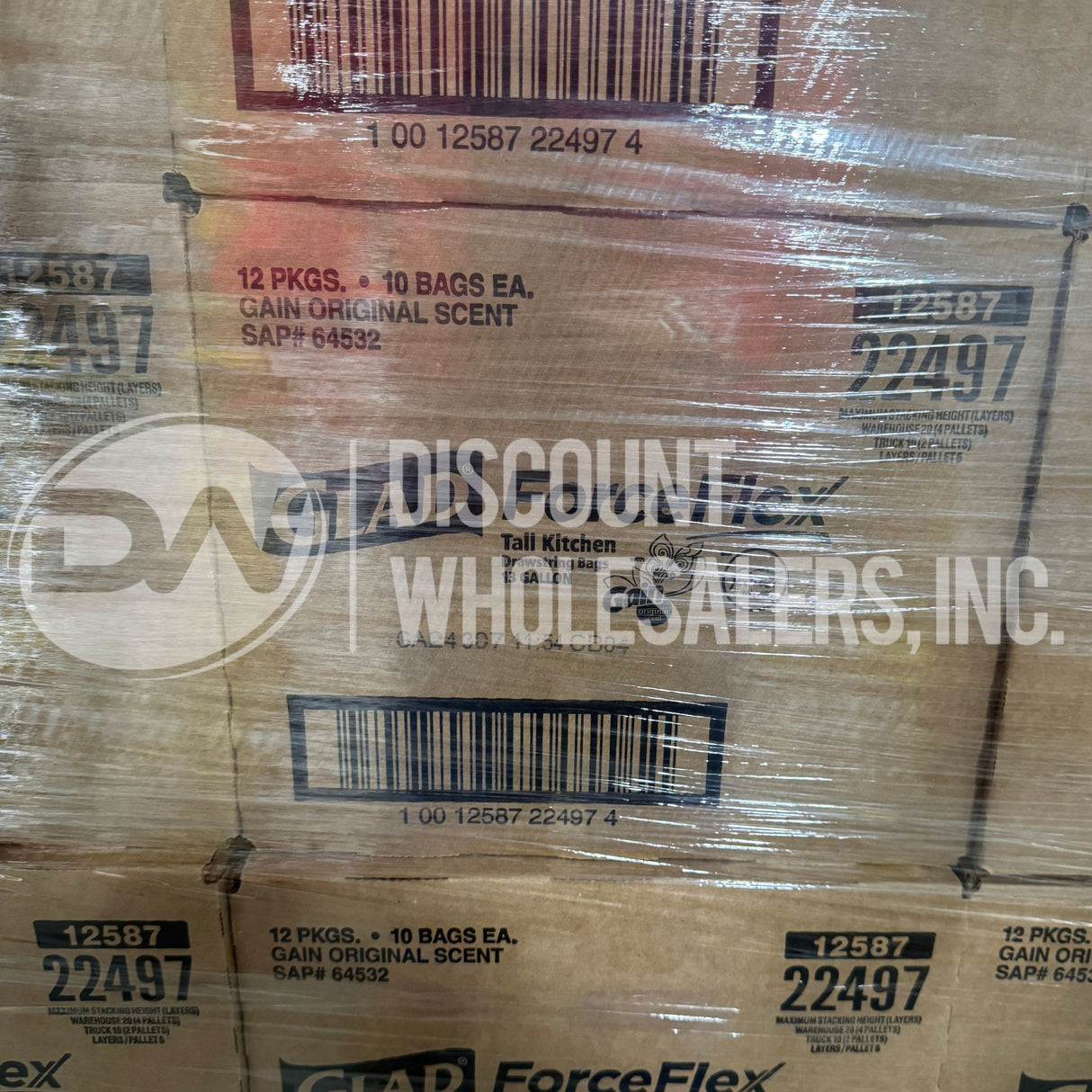 Glad Case Pack Truckload Fully Manifested (39 Pallets Per Truck)