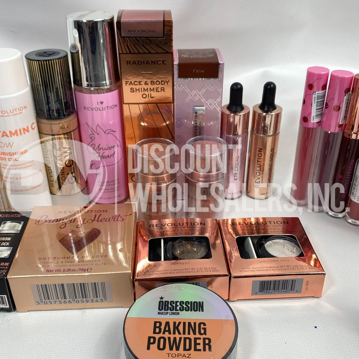Assorted Revolution Cosmetics (250 Pcs Box)