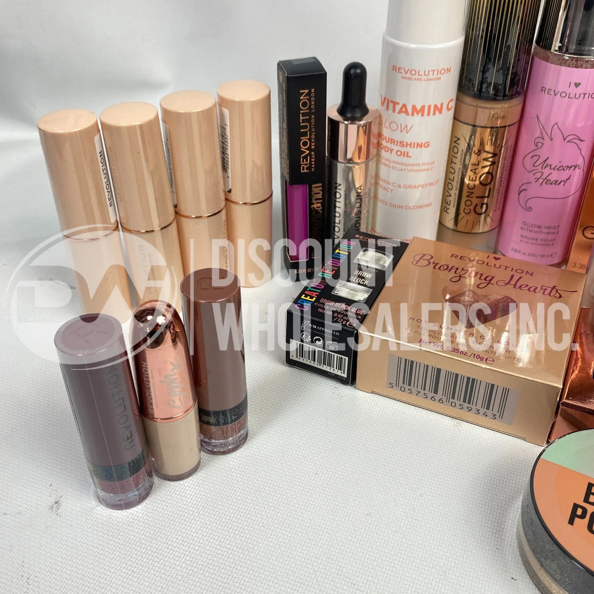 Assorted Revolution Cosmetics (250 Pcs Box)