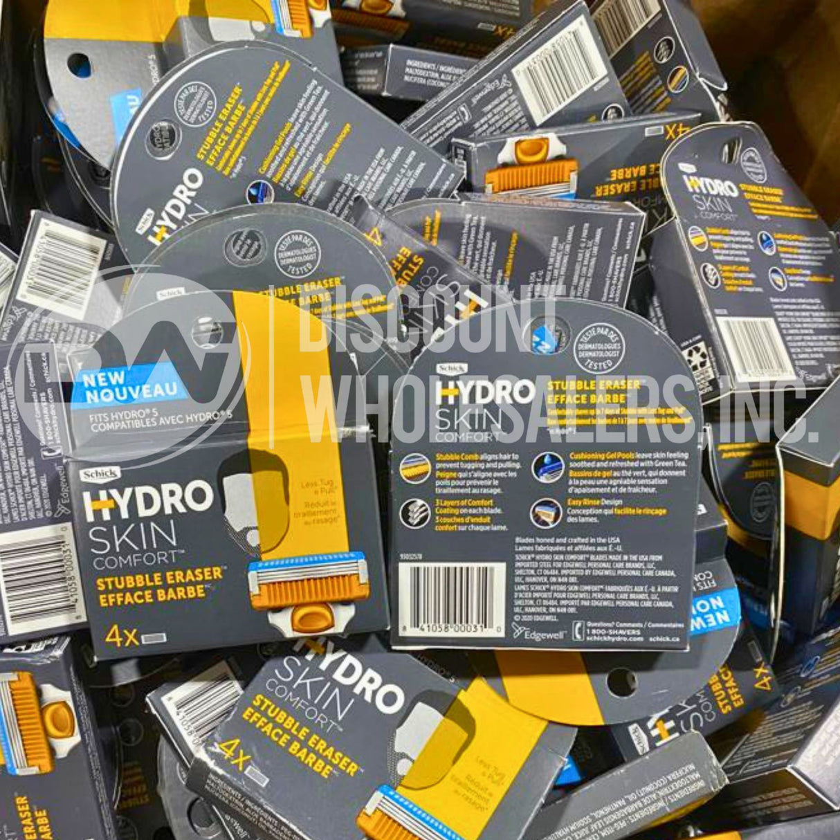 Hydro Skin Comfort Stubble Eraser 4 Cartridges (600 Pcs Lot)