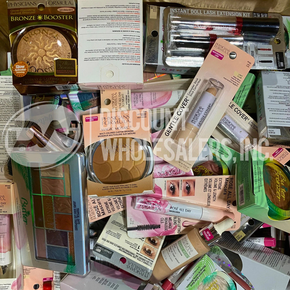Physicians Formula Makeup Assorted Shadows, Liners, Serum, Blush, Lipsticks, Mascaras and More (50 Pcs Lot)