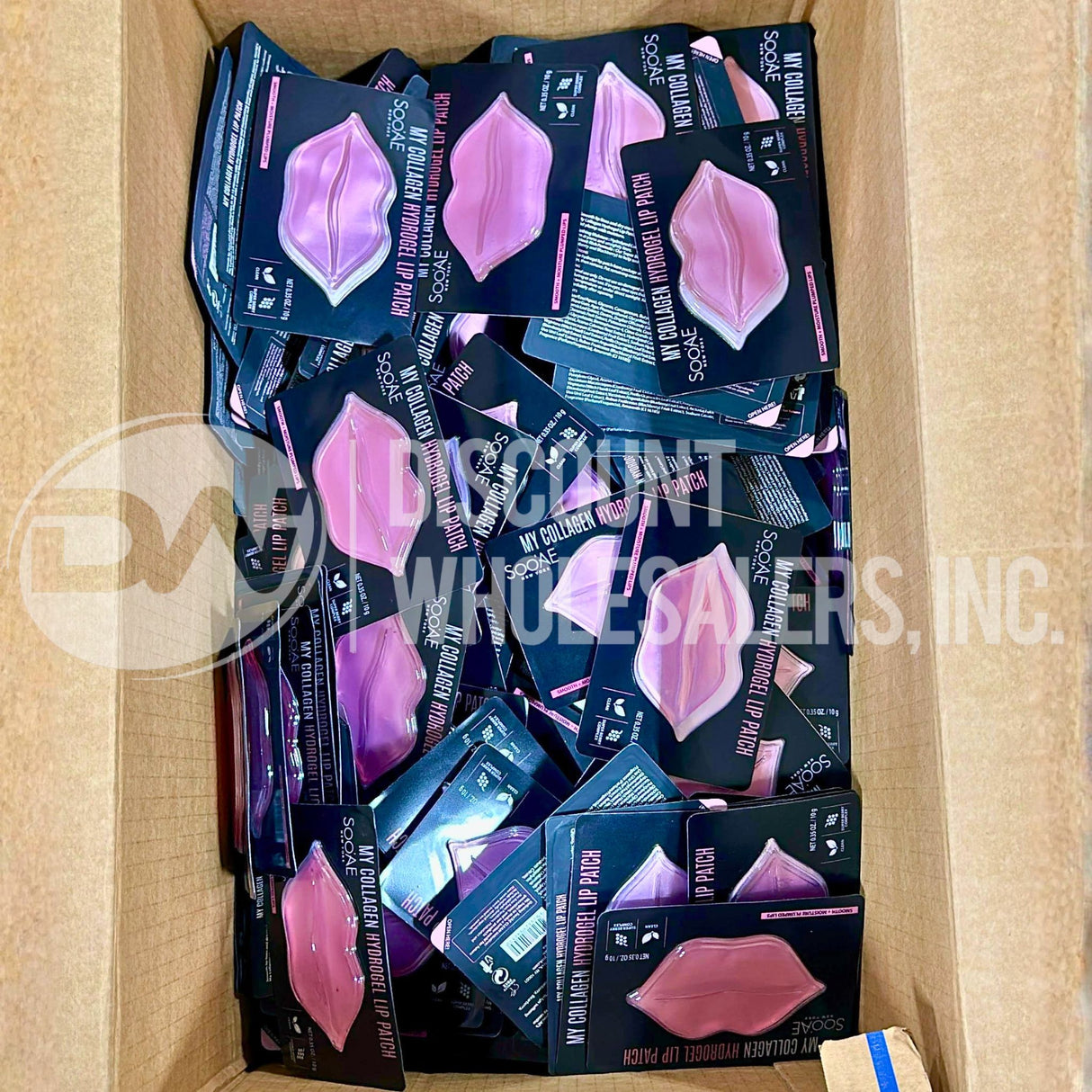 SOO'AE My Collagen Hydrogel Lip Patch Super Berry Complex Hydrolyzed Collagen (500 Pcs Lot)