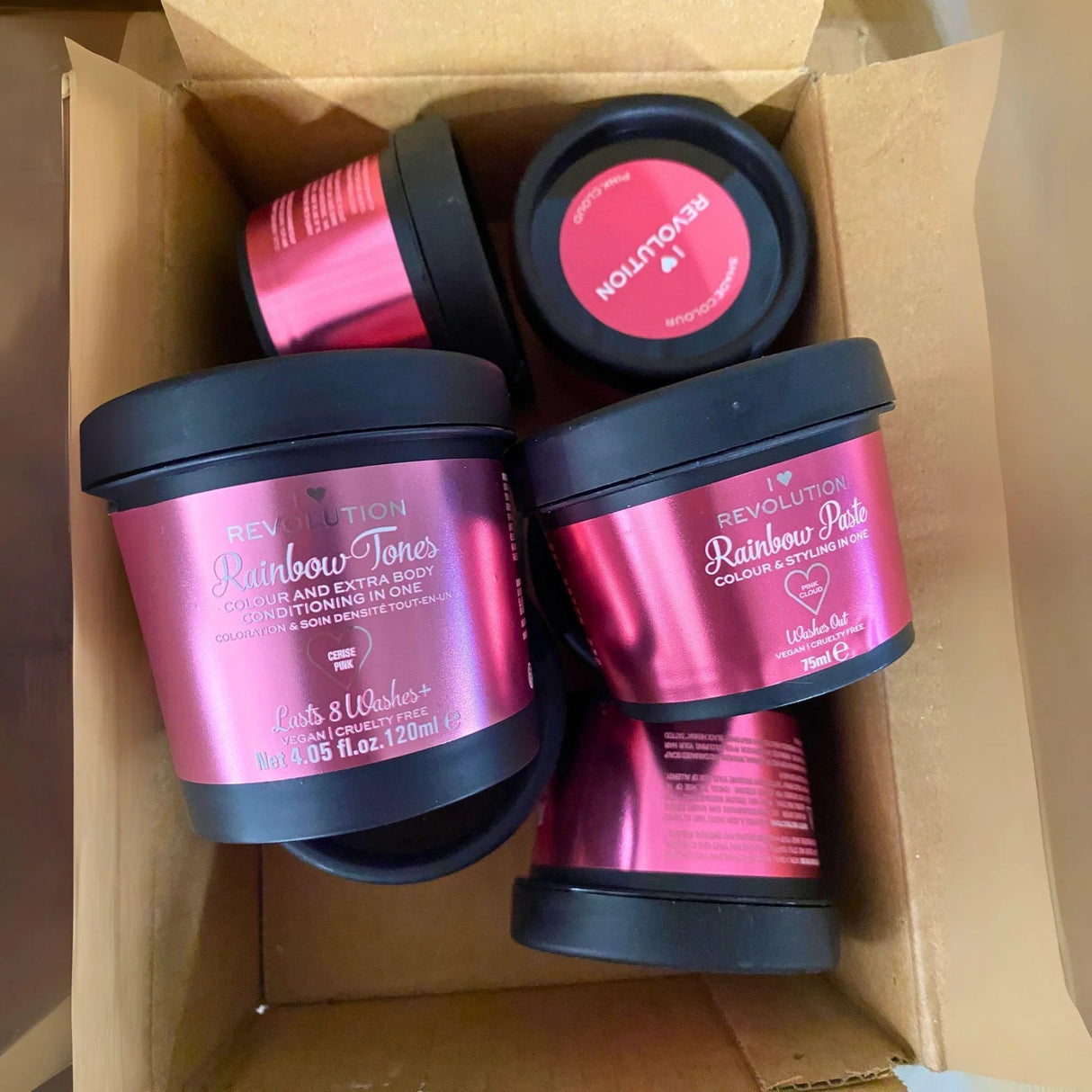 Revolution Rainbow Paste and Rainbow Tones Colour