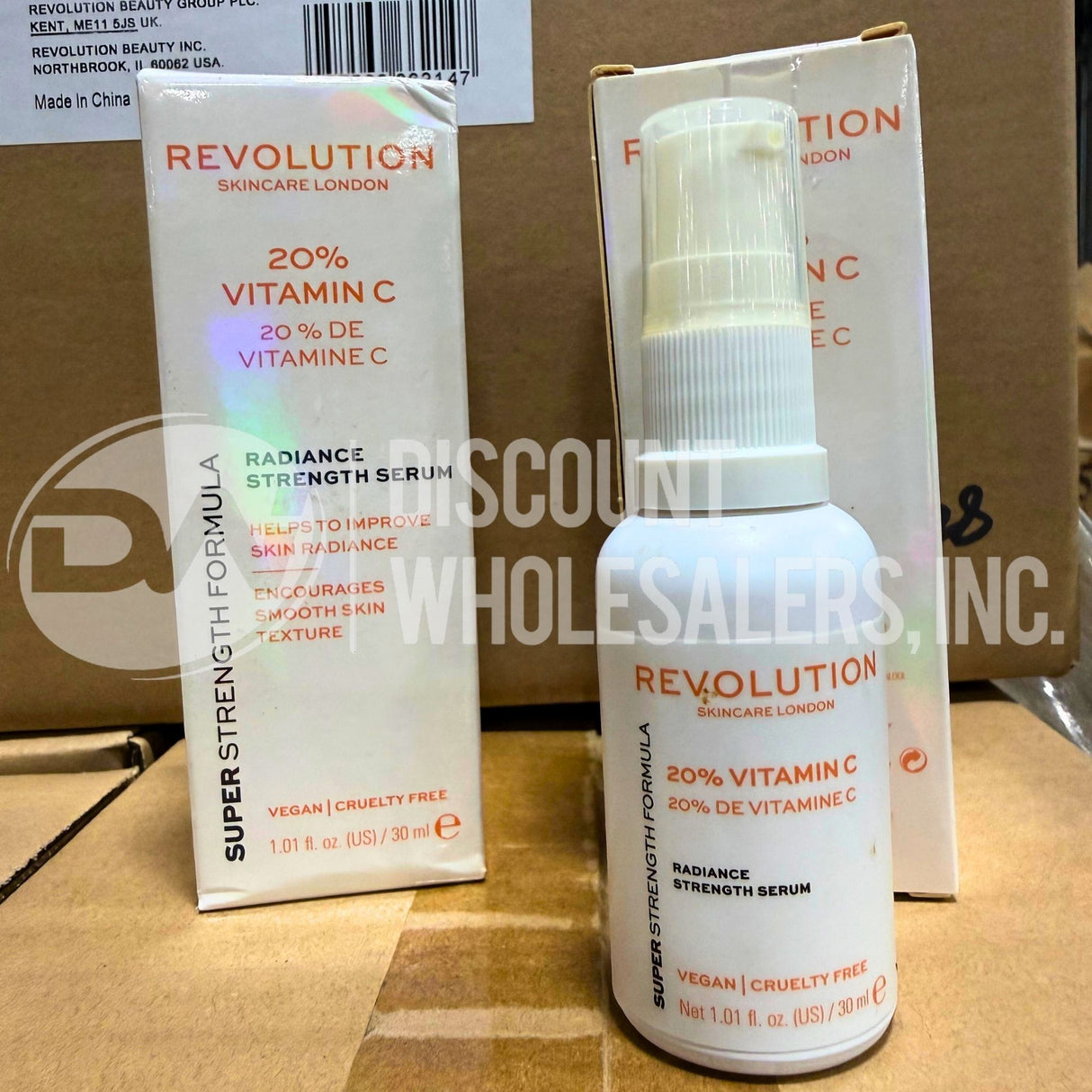 Revolution Skincare 20% Vitamin C Radiance Strength Serum Vegan 1.01 Fl. (36 Pcs Lot)