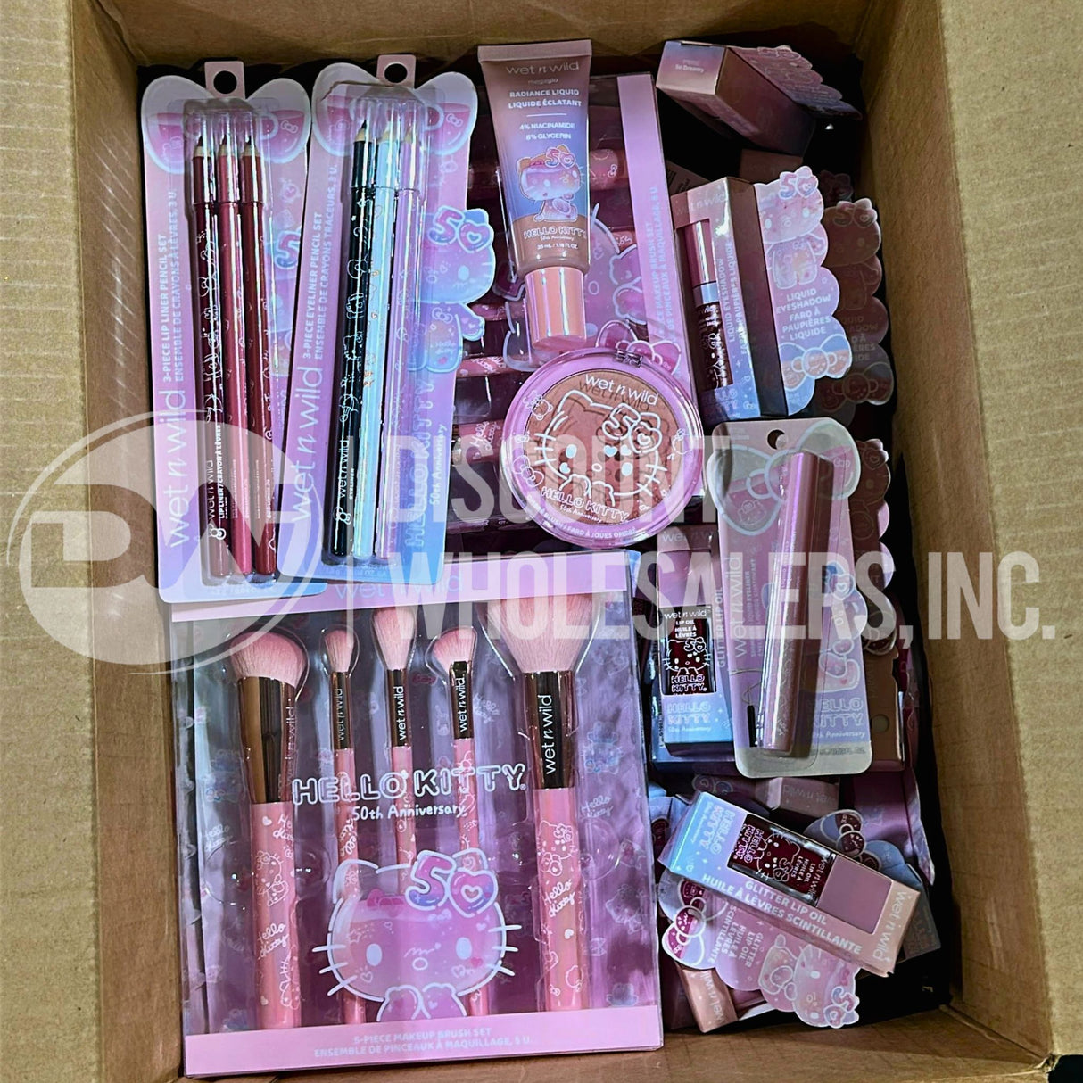 Wet N Wild Assorted Makeup Mix Blush, Eyeshadow, Eyeliner & Lip Products (70 Pcs Lot)