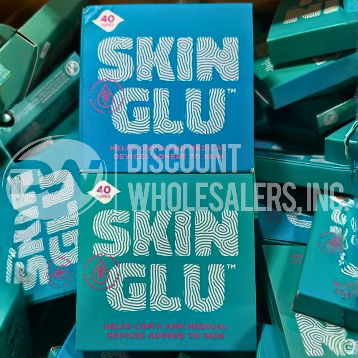 Skin Glu Helps Cgm's And Medical Devices Adhere To Skin 40 Wipes (183 Pcs Lot)