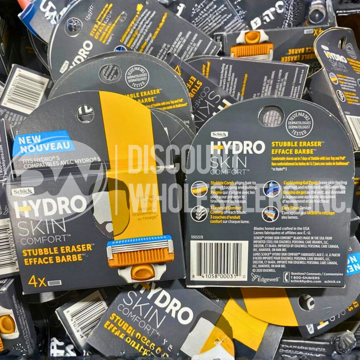 Hydro Skin Comfort Stubble Eraser 4 Cartridges (100 Pcs Lot)