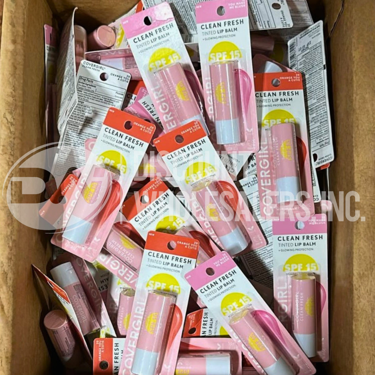 Covergirl Clean Fresh Tinted Lip Balm Assorted SPF 15- 0.14 oz (105 Pcs Lot)
