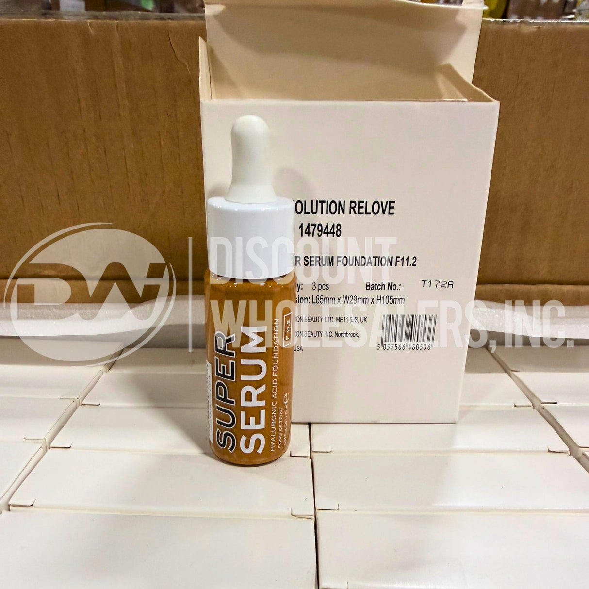 Revolution Super Serum Hyaluronic Acid Foundation F 11.2 (72 Pcs Lot)