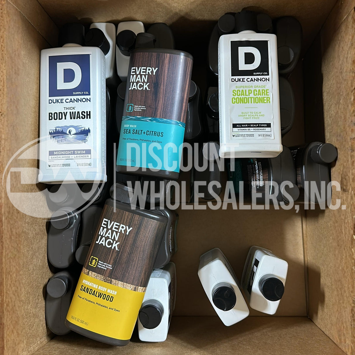 Men's Grooming Products Mix Different Sizes And Brands (105 Pcs Lot)