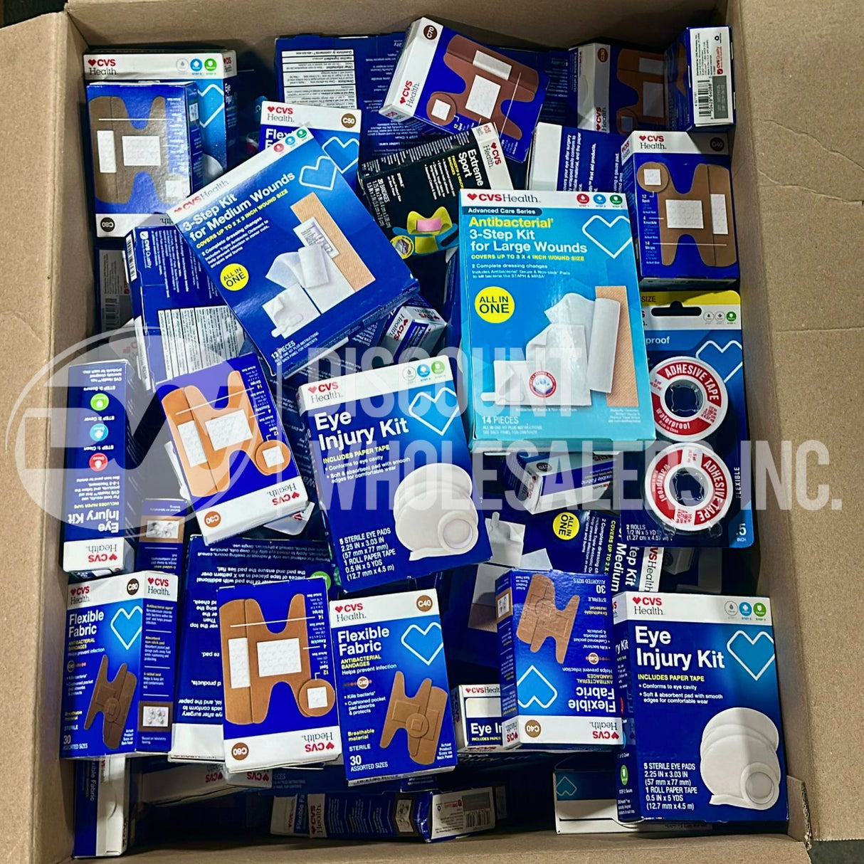 Bandages, Covers, Eye Pads And More, Different Sizes (300 Pcs Lot)