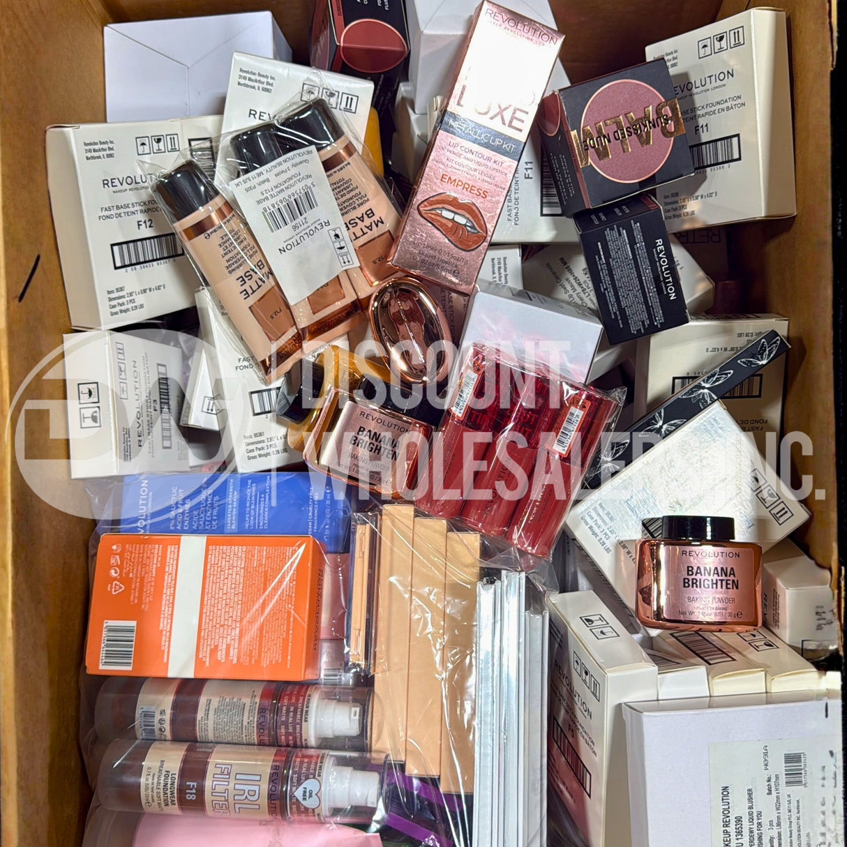 Surtido de Cosméticos Revolution (Lote de 250 Piezas)