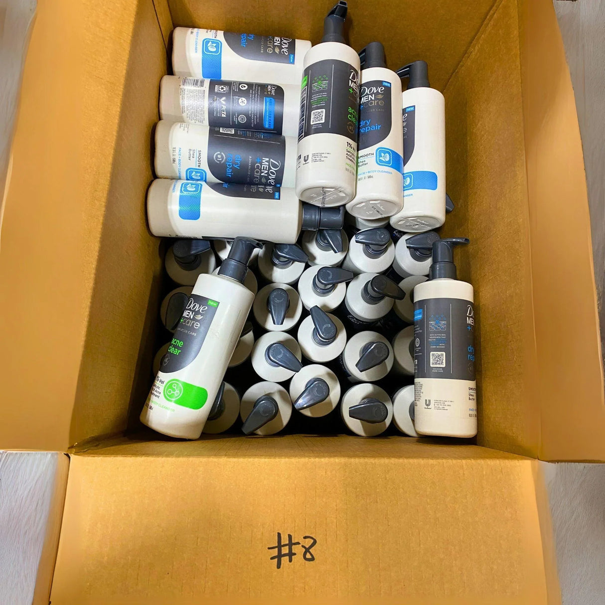 Dove Men Care Advanced Care Face + Body Cleanser 16.9 fl Oz (50 Pcs Lot)