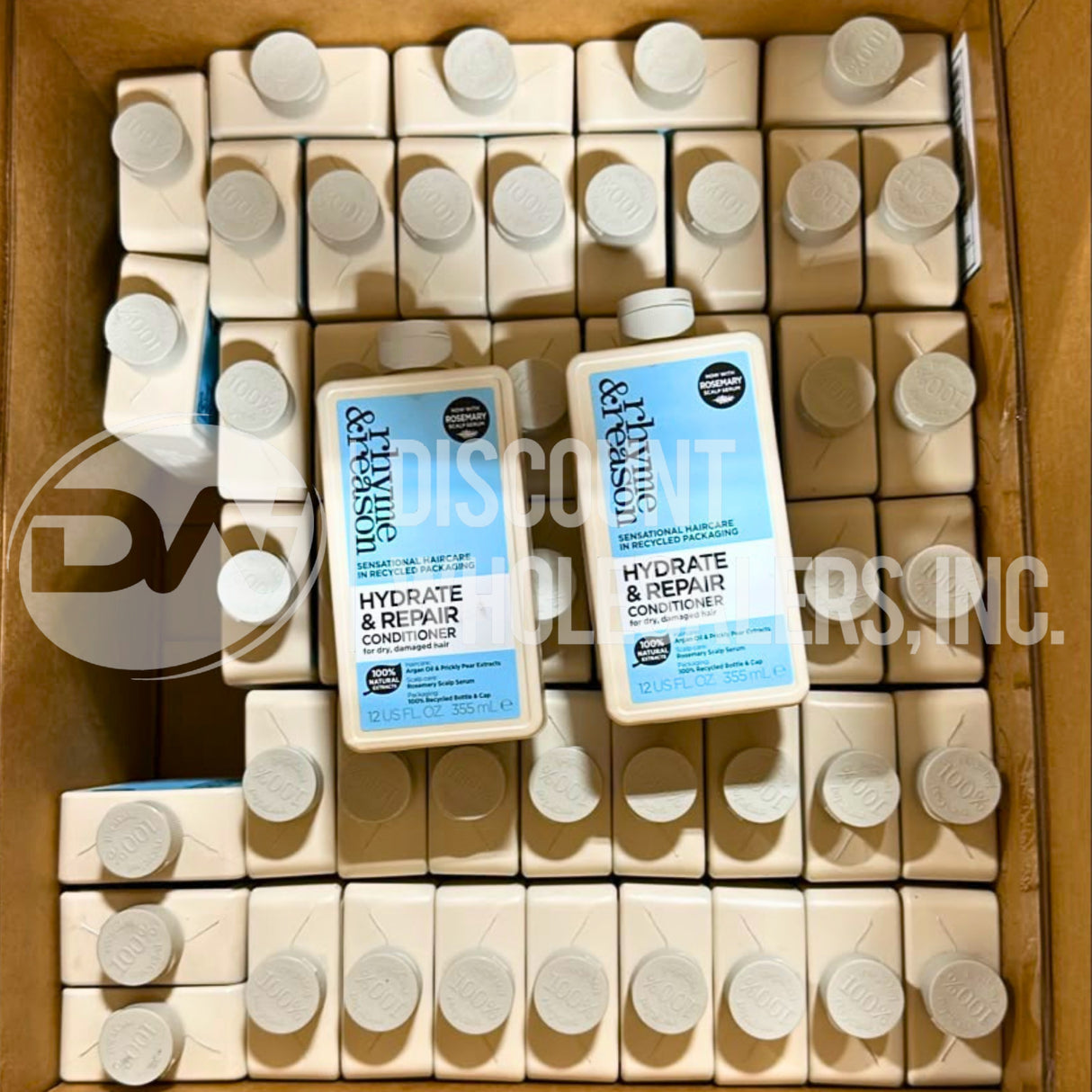 Rhyme & Reason Conditioner Hydrate & Repair for Dry, Damaged Hair 12 Oz (50 Pcs Lot)