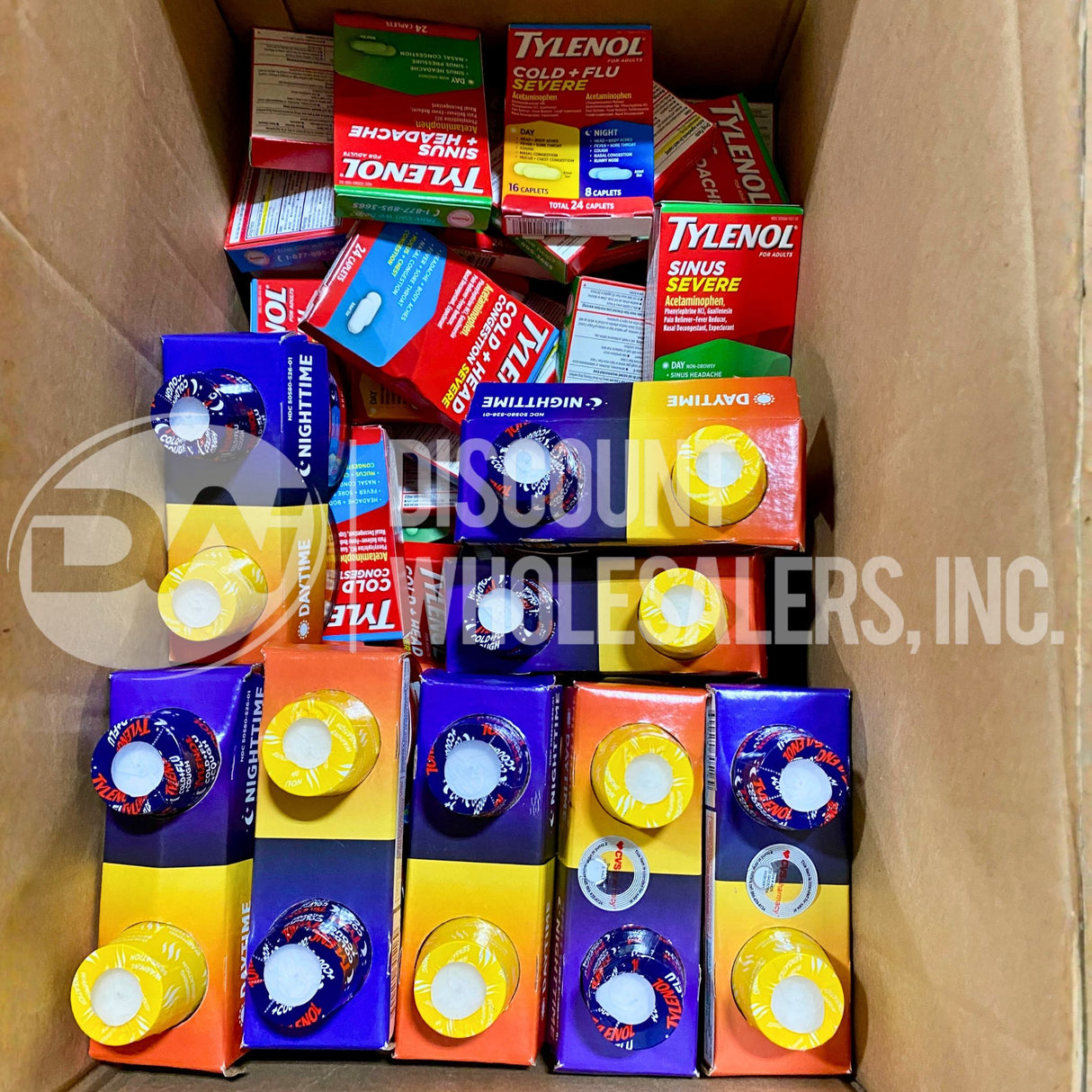 Tylenol Assorted Capsules and Liquid Medicine (100 Pcs Lot)