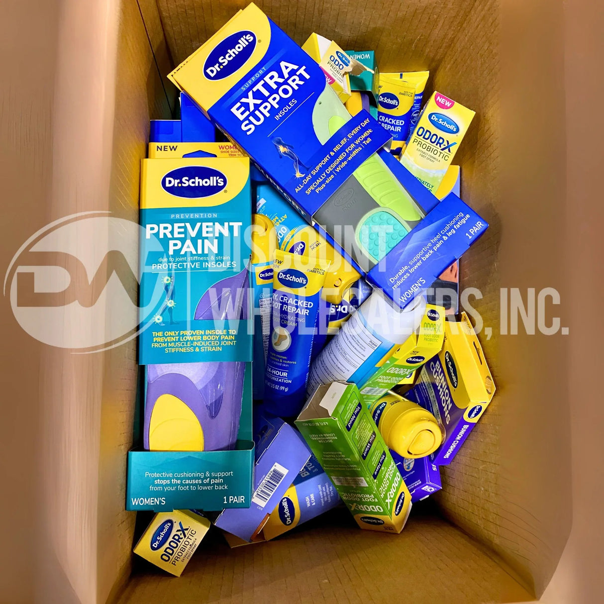 Dr. Scholl’s Assorted Foot Care Essentials – Relief & Comfort (50 Pcs Lot)
