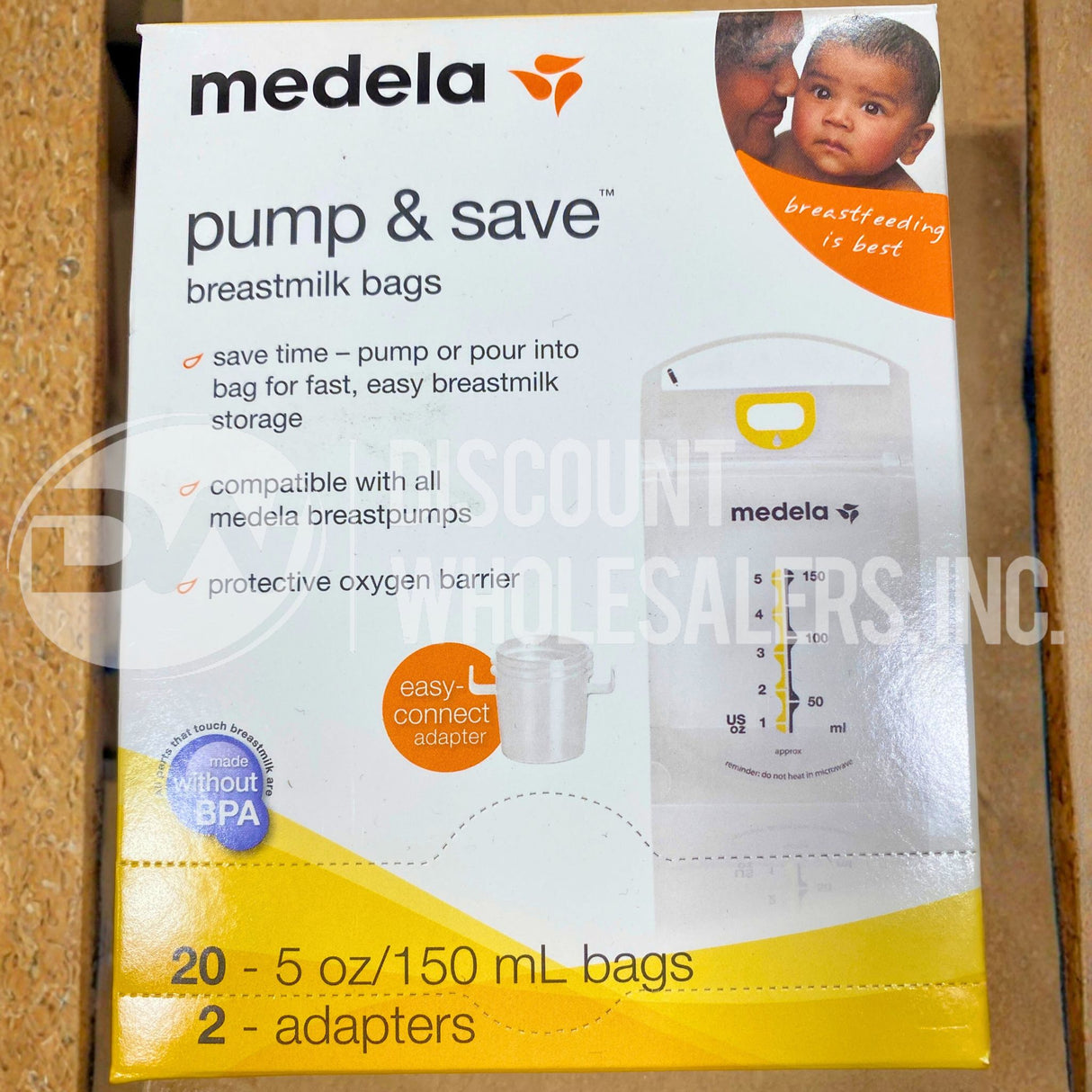 Medela Pump & Save Breastmilk Bags (120 Pcs Lot)