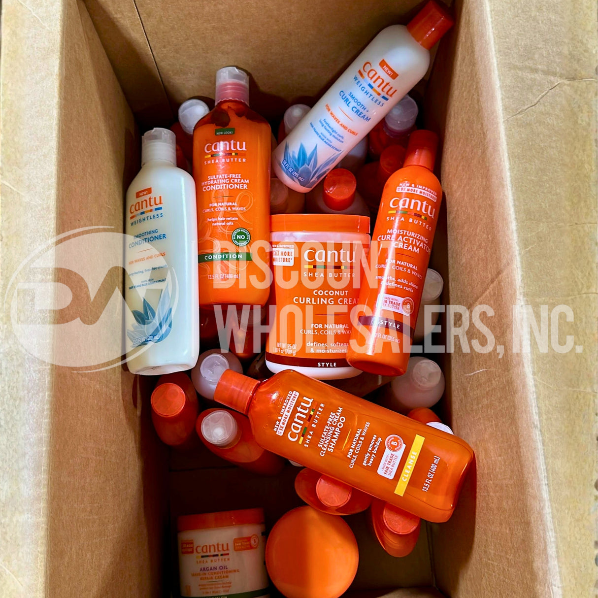 Cantu Assorted Shampoo,Conditioner, Cream, and More Different Sizes (80 Pcs Lot)