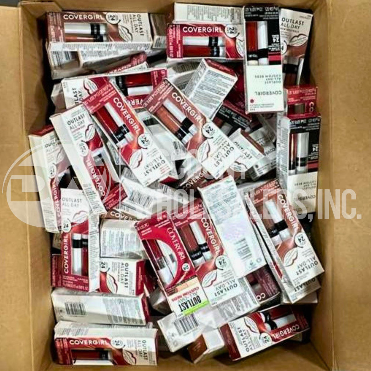 Covergirl Outlast All Day Lip Color & Top Coat (1.9g / 2.3mL) Assorted Shades (153 Pcs Lot)