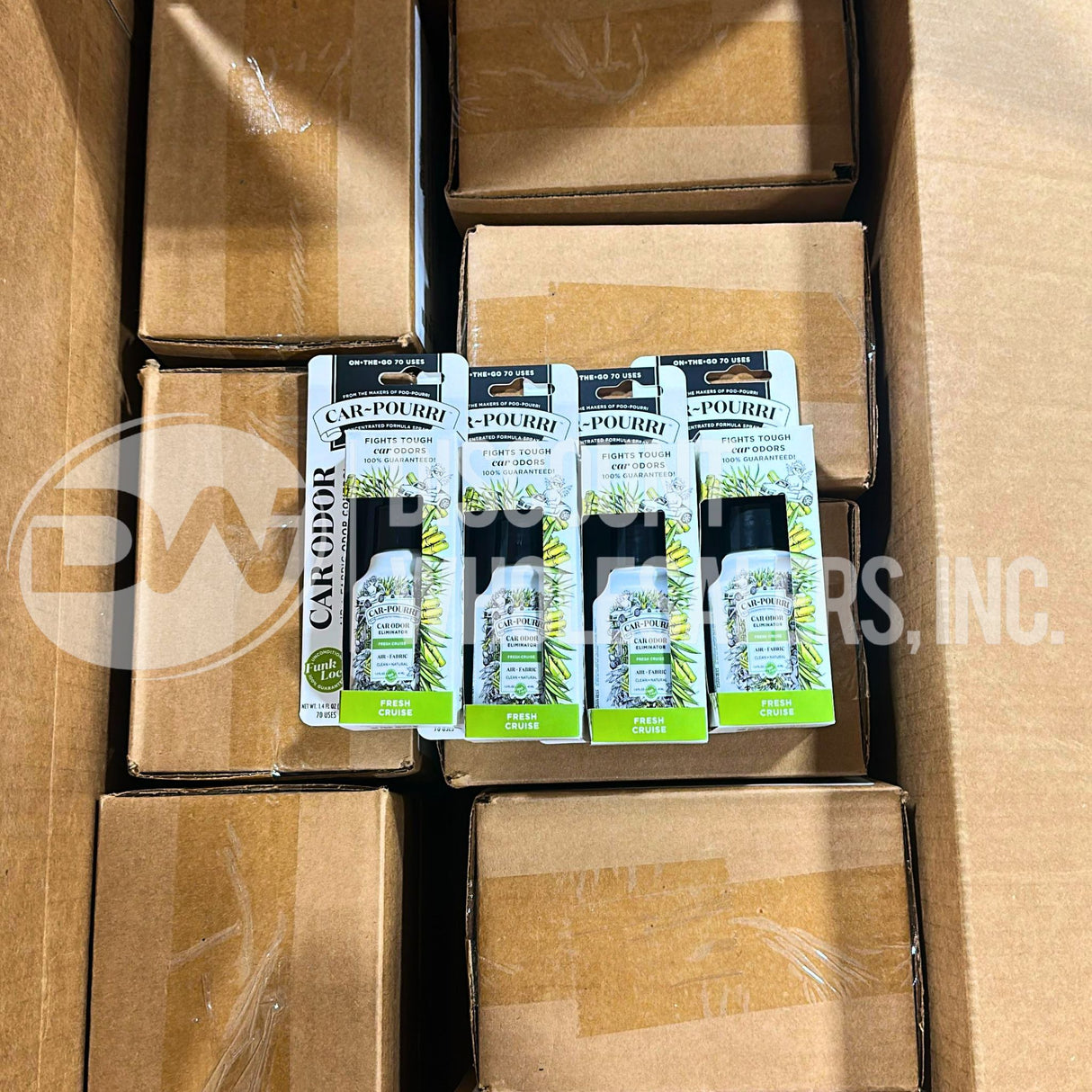Car-Pourri Fresh Cruise Car Odor Eliminator 1.4oz (200 Pcs Lot)