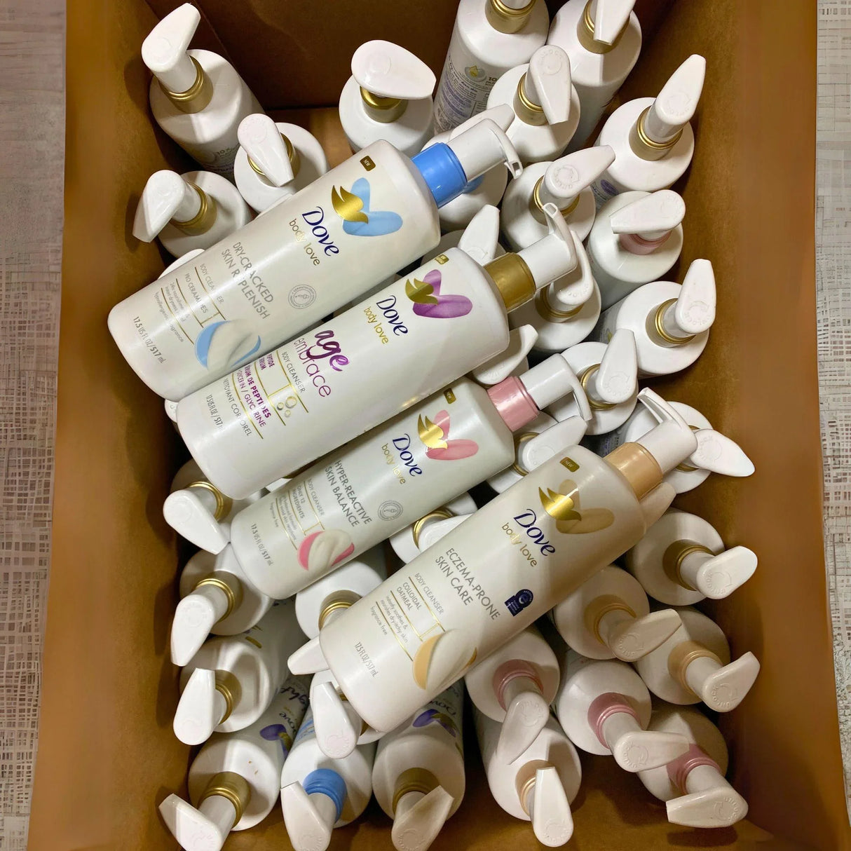 Dove Body Love Body Cleanser 17.5 floz (50 Pcs Lot)