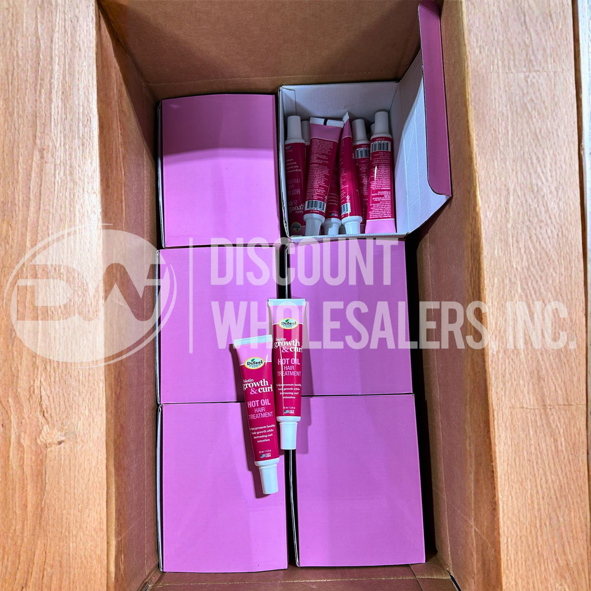 Difeel Biotin Growth & Curl Hot Oil Hair Treatment 1.5FL (210 Pcs Lot)