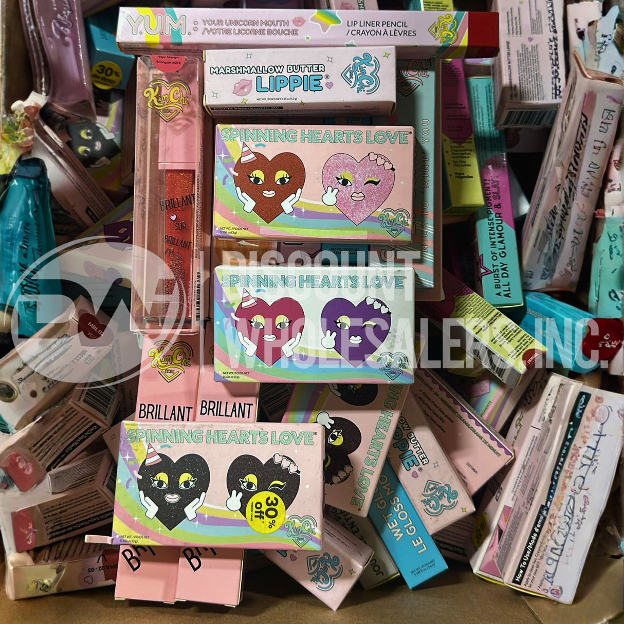 Kim Chi Chic Assorted Makeup Different Sizes (300 Pcs Lot)