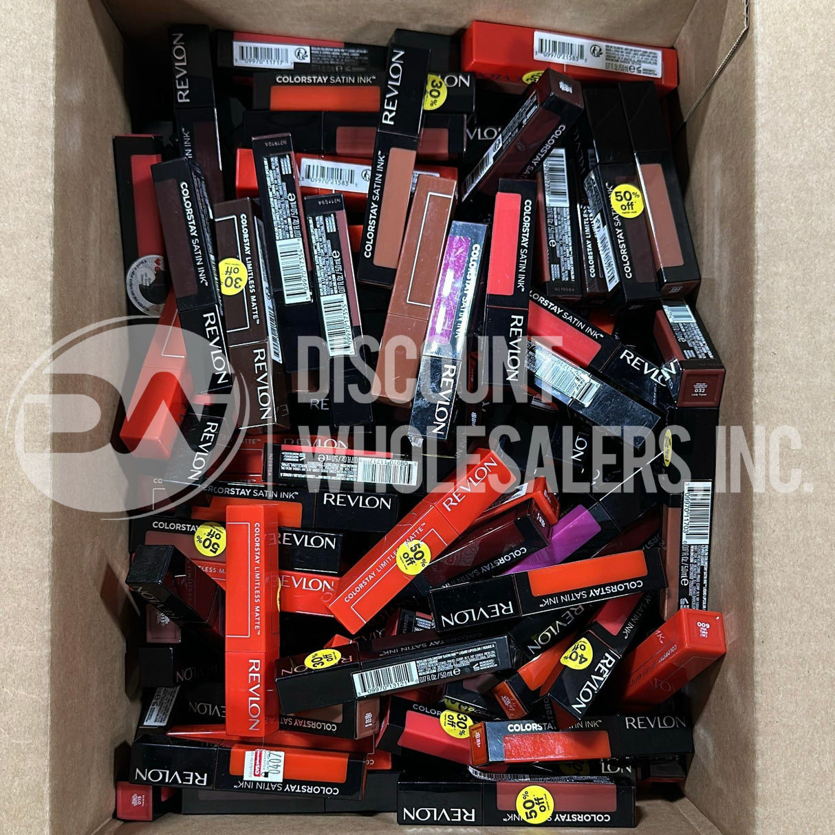 Revlon Colorstay Satin And Limitless Matte Assorted Shades (300 Pcs Lot)
