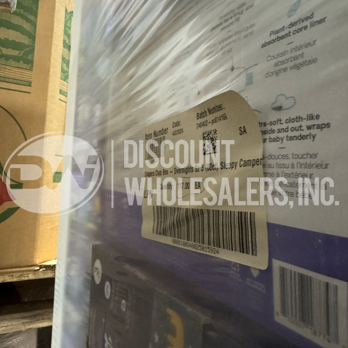 Brand New Diaper Case Pack Load (26 Pallets Per Truck)
