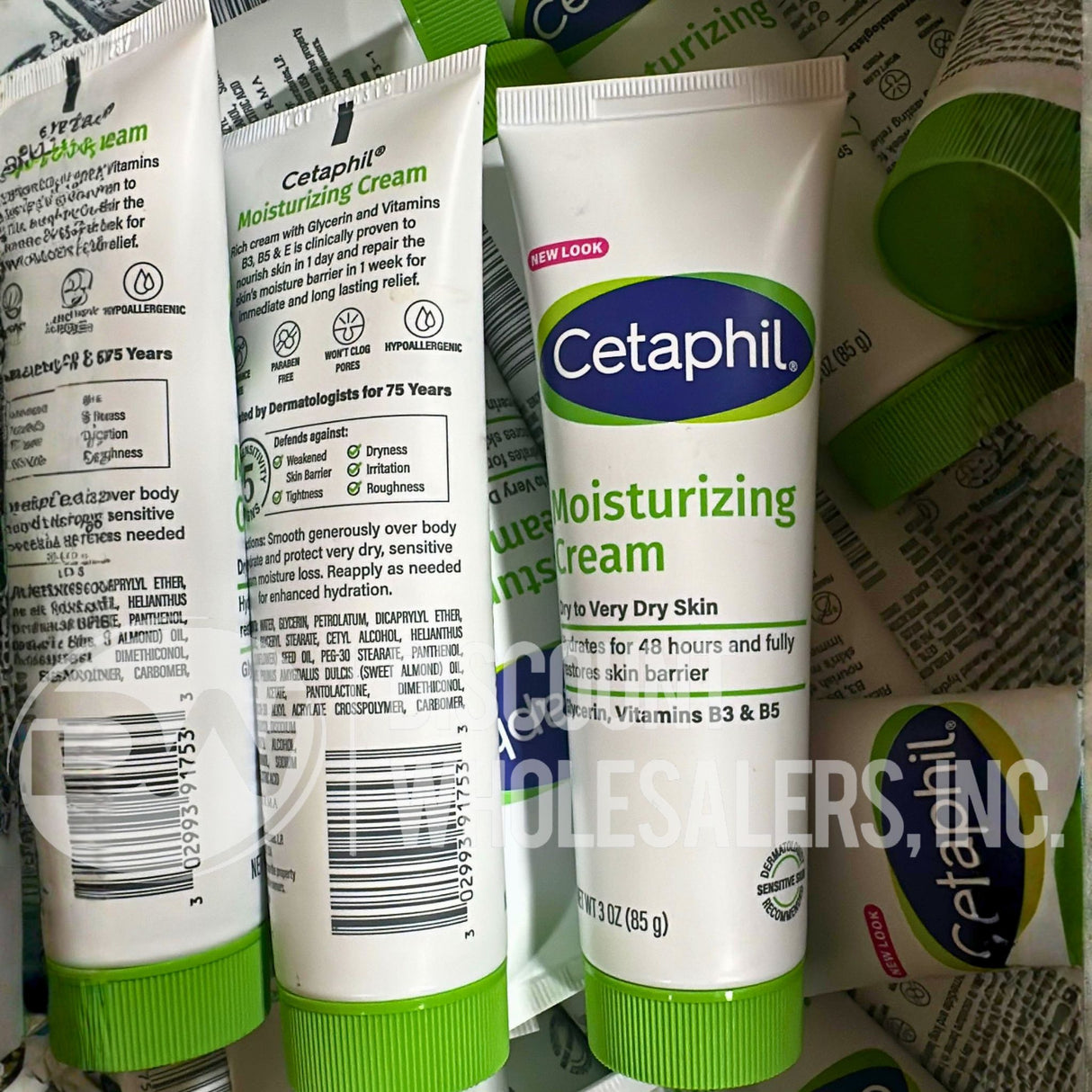 Cetaphil Body Moisturizing Cream Dry to Very Dry Sensitive Skin 3 Oz (110 Pcs Lot)