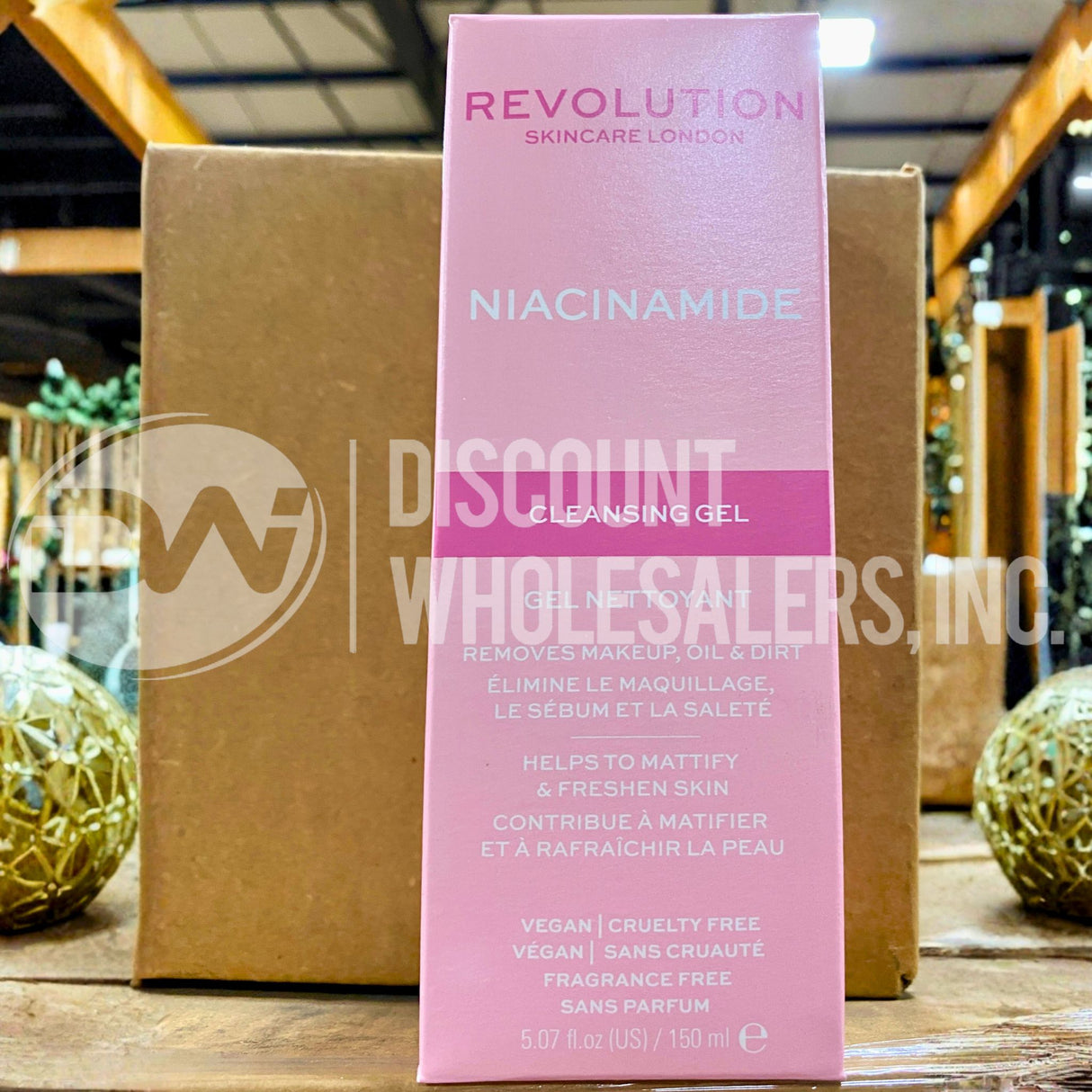 Revolution Niacinamide Cleansing Gel 5.07 Oz. (36 Pcs Lot)