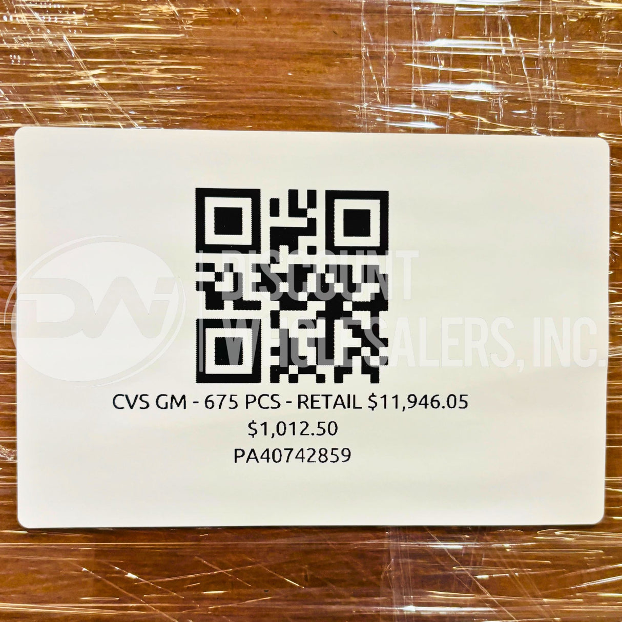 General Merchandise Pharmacy Mix (675 Pcs Per Pallet)