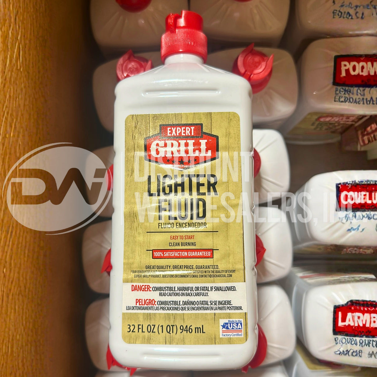 Expert Grill Charcoal Lighter Fluid - 32 oz Each Odorless, Quick-Lighting (150 Pcs Lot)
