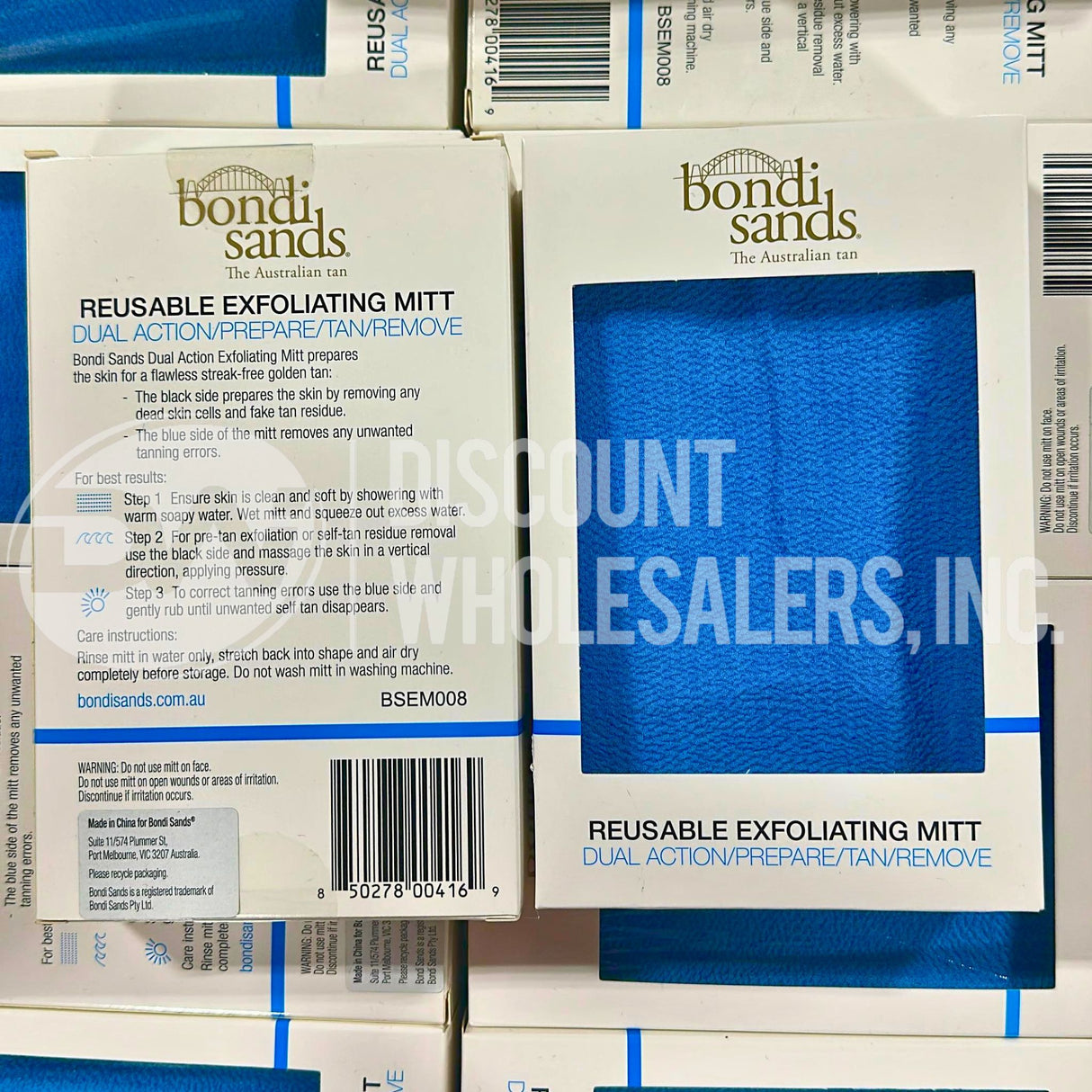 Bondi Sands The Australian Tan Reusable Exfoliating Mitt (226 Pcs Lot)
