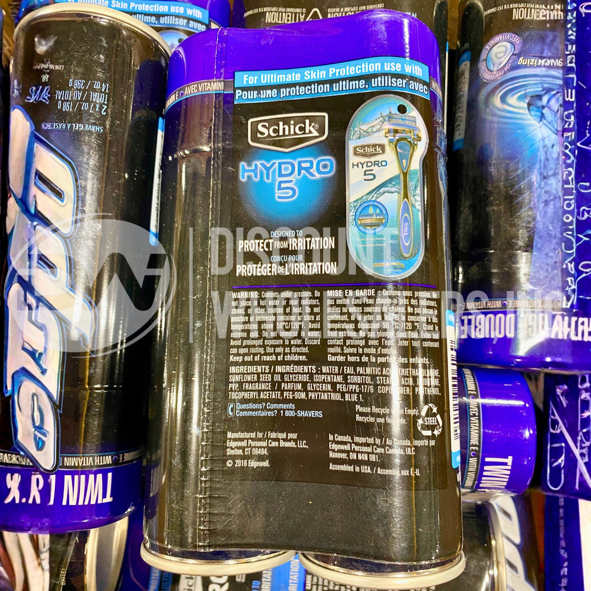 Edge Shave Gel Extra Moisturizing Twin Pack 2x7 Oz. (50 Pcs Lot)