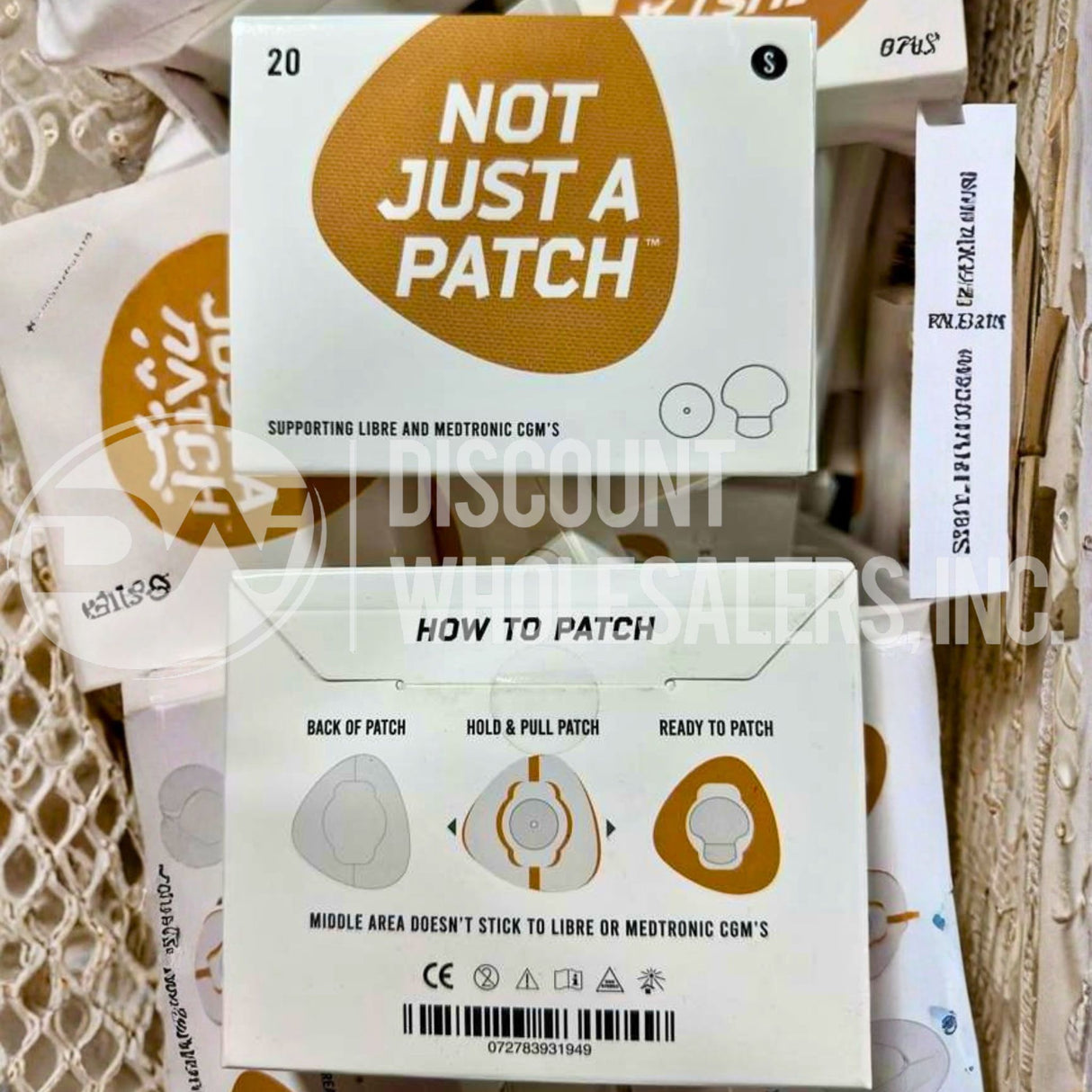 Not Just A Patch CGM Sensor Patches Size S (20 Pack) for Libre and Medtronic (170 Pcs Lot)