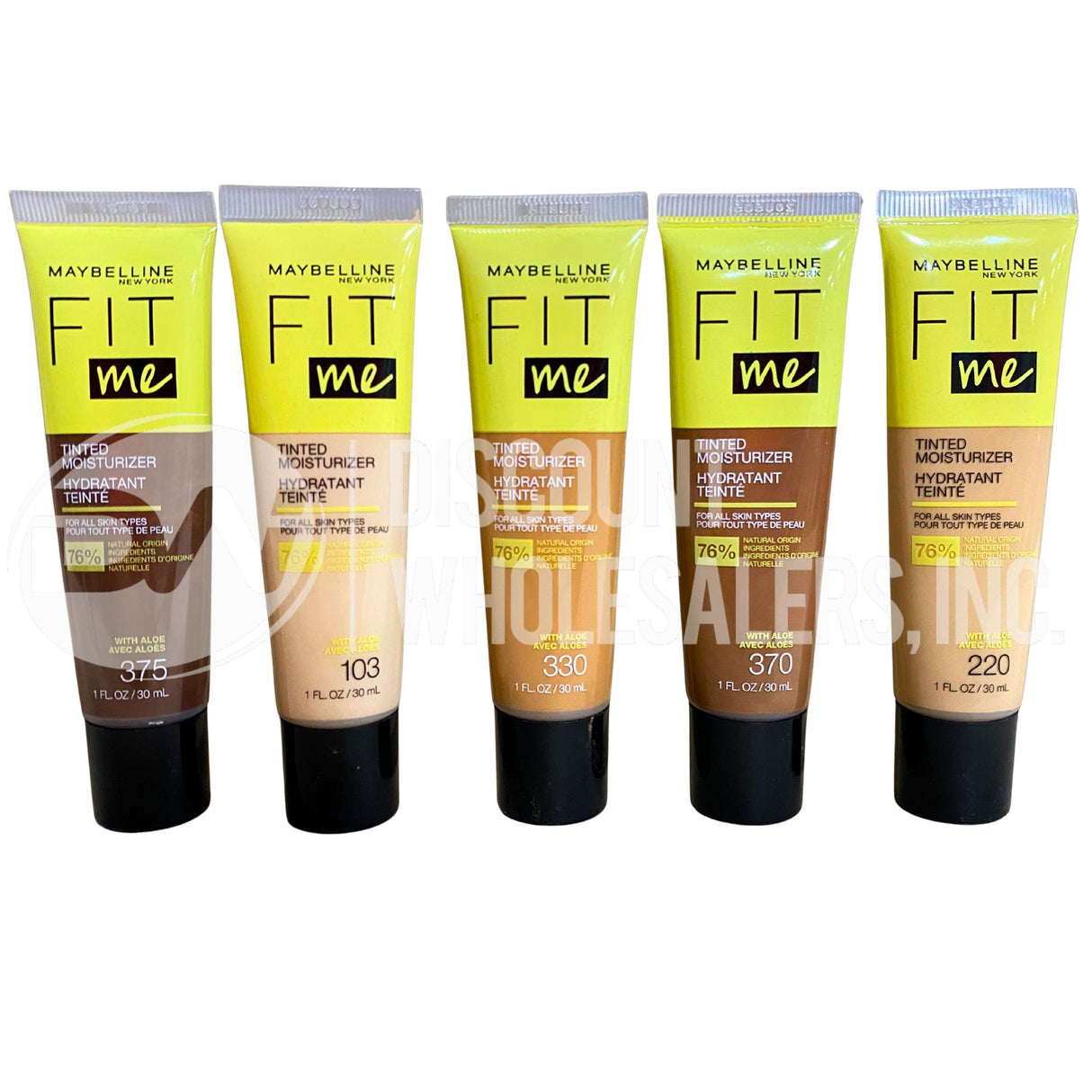 Maybelline New York Fitme Tinted Moisturizer Different Shades (100 Pcs Lot)