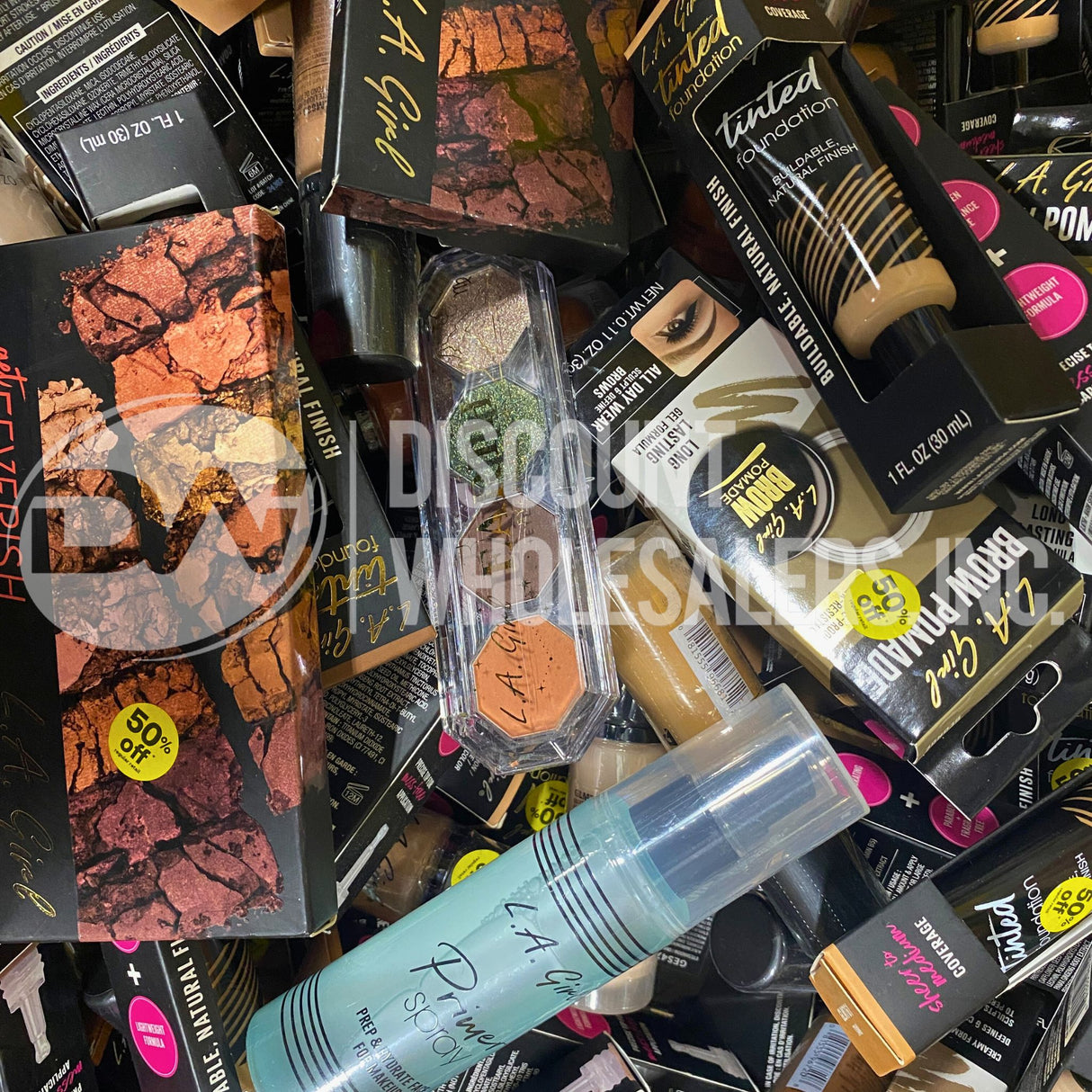 L.A Girl and L.A Colors Assorted Makeup, Mixed sizes (100 Pcs Lot)