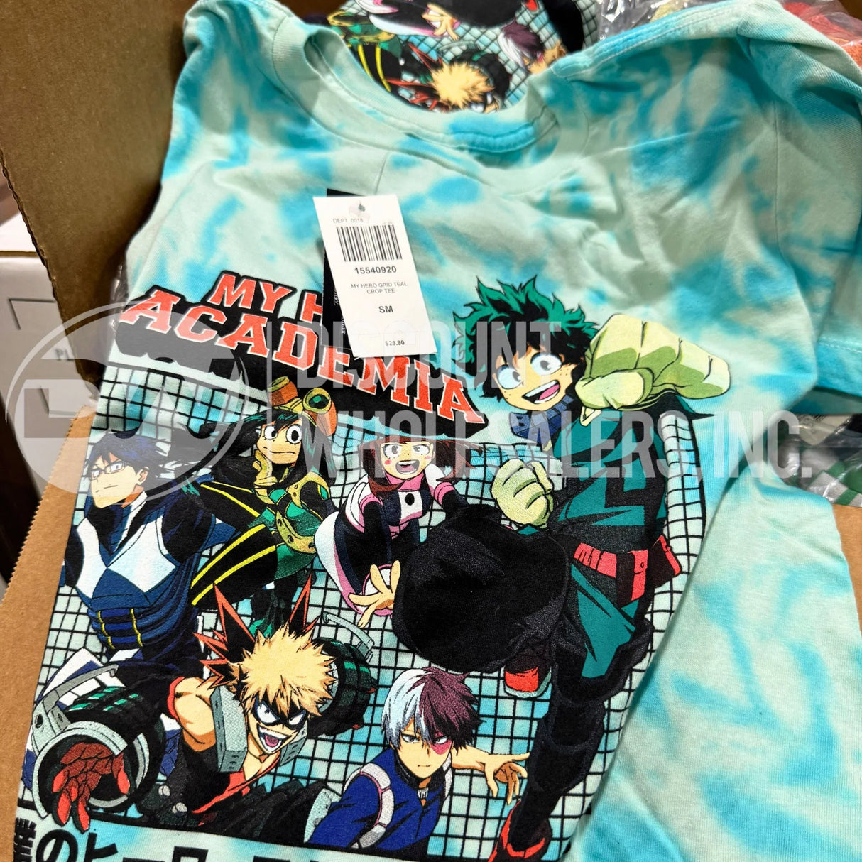 Assorted Miscellaneous Apparel Mix- Anime, Character Tees, Marvel & More (50 Pcs Lot)