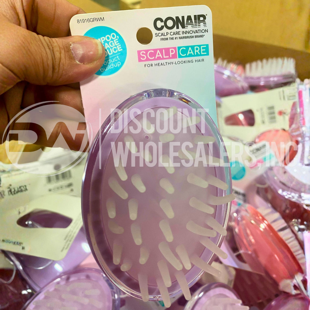 Conair Scalp Care for Healthy-Looking Hair Shampoo, Massage & Reduce Product Buildup (100 Pcs Lot)