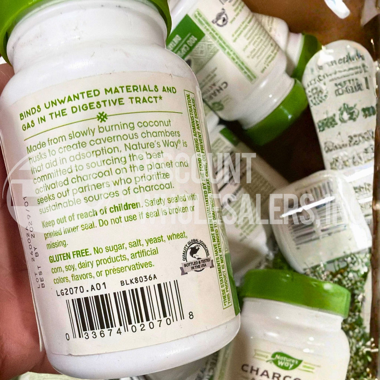 Nature's Way Charcoal Activated 100 Capsulas (40 Pcs Lot)