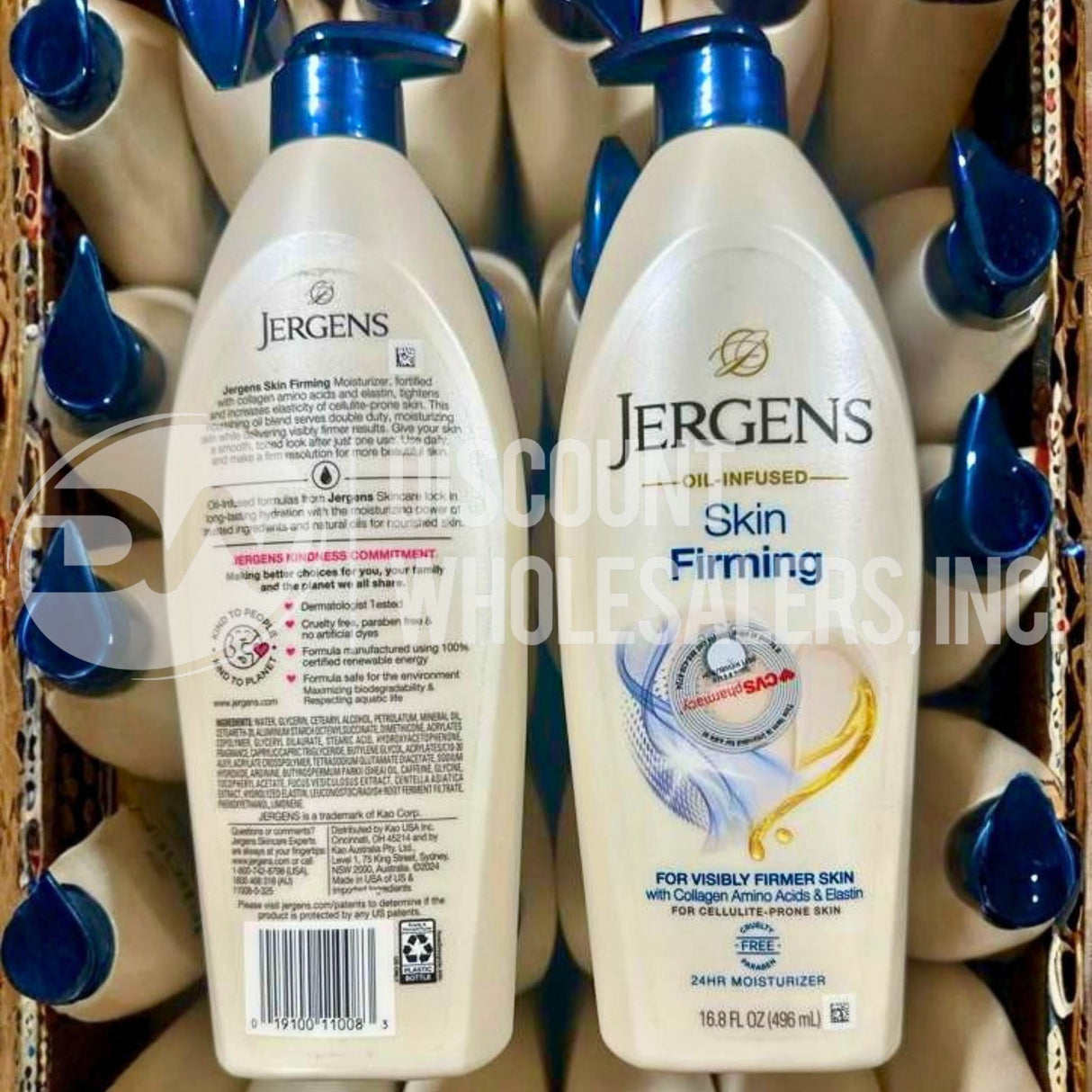Jergens Skin Firming Body Lotion Collagen Elastin 16.8 Oz (90 Pcs Lot)