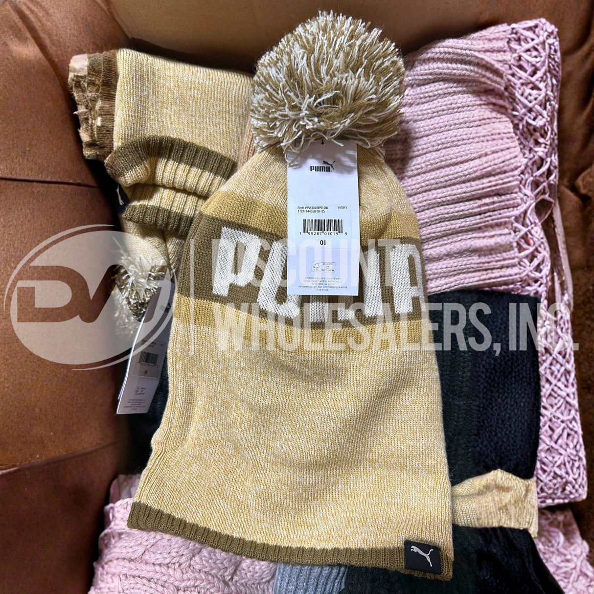 Puma Knit Cuffed Hats Mix Unisex (100 Pcs Lot)