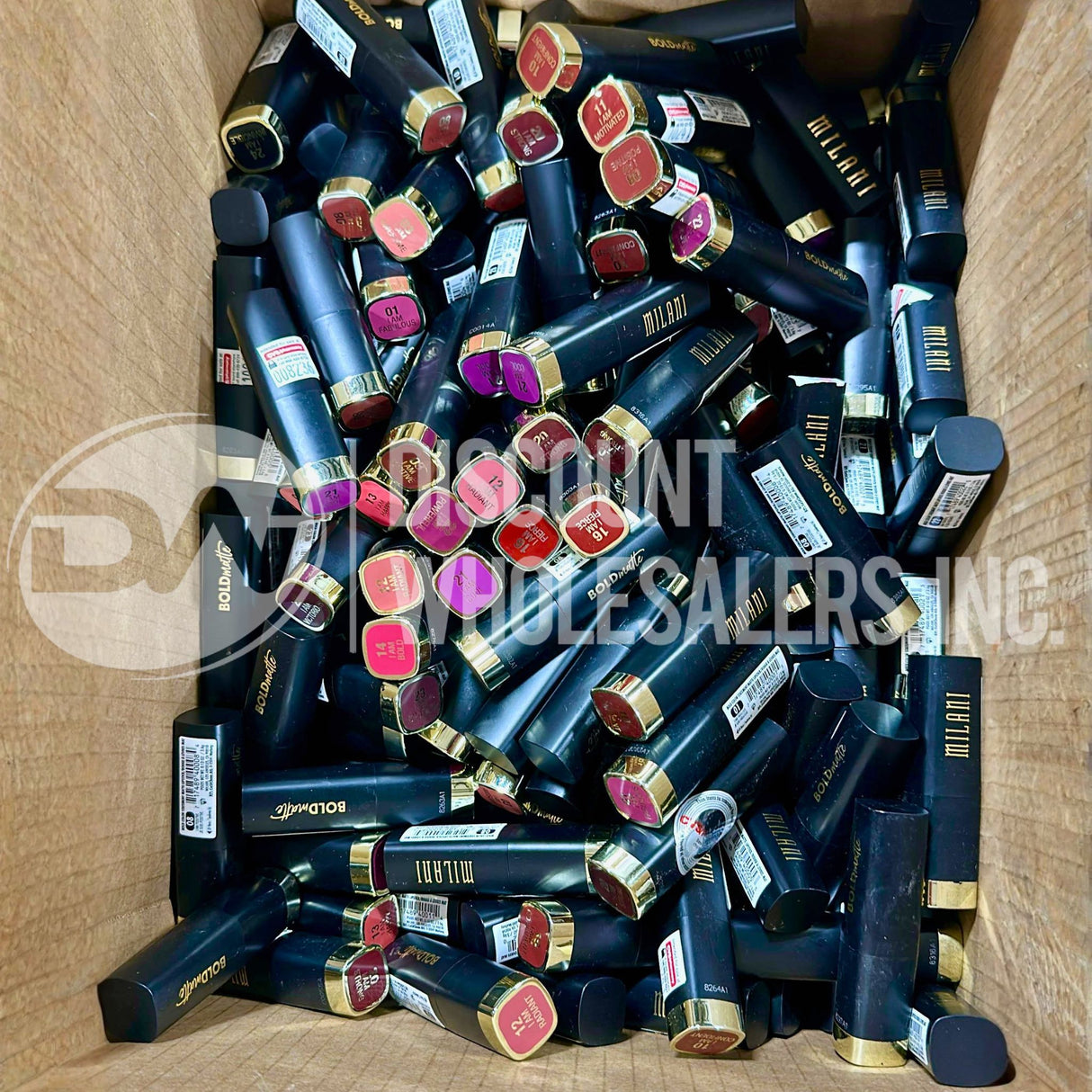 Milani Bold Color Matte Lipstick Assorted Shades (200 Pcs Lot)
