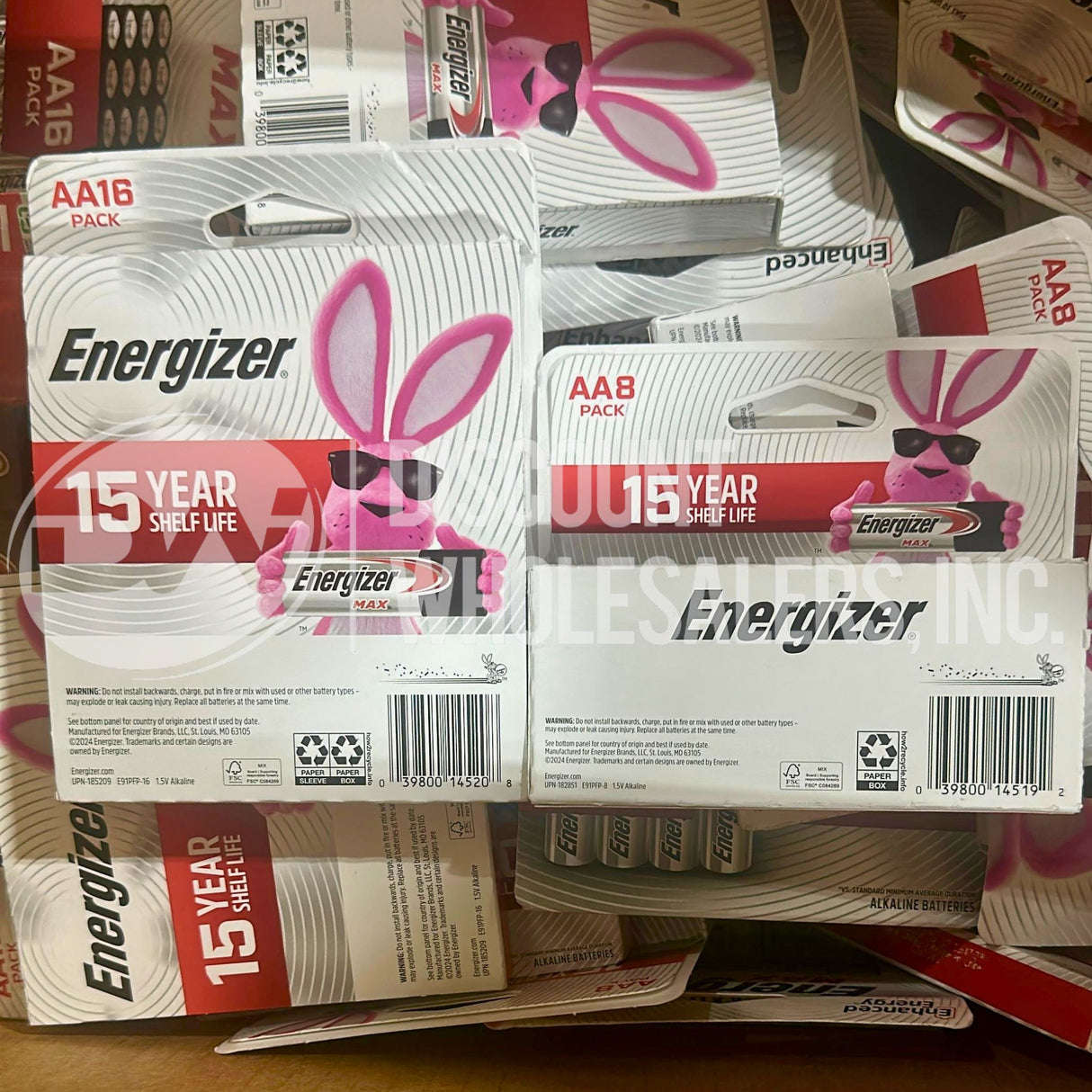 Energizer Assorted Different Sizes (120 Pcs Lot)