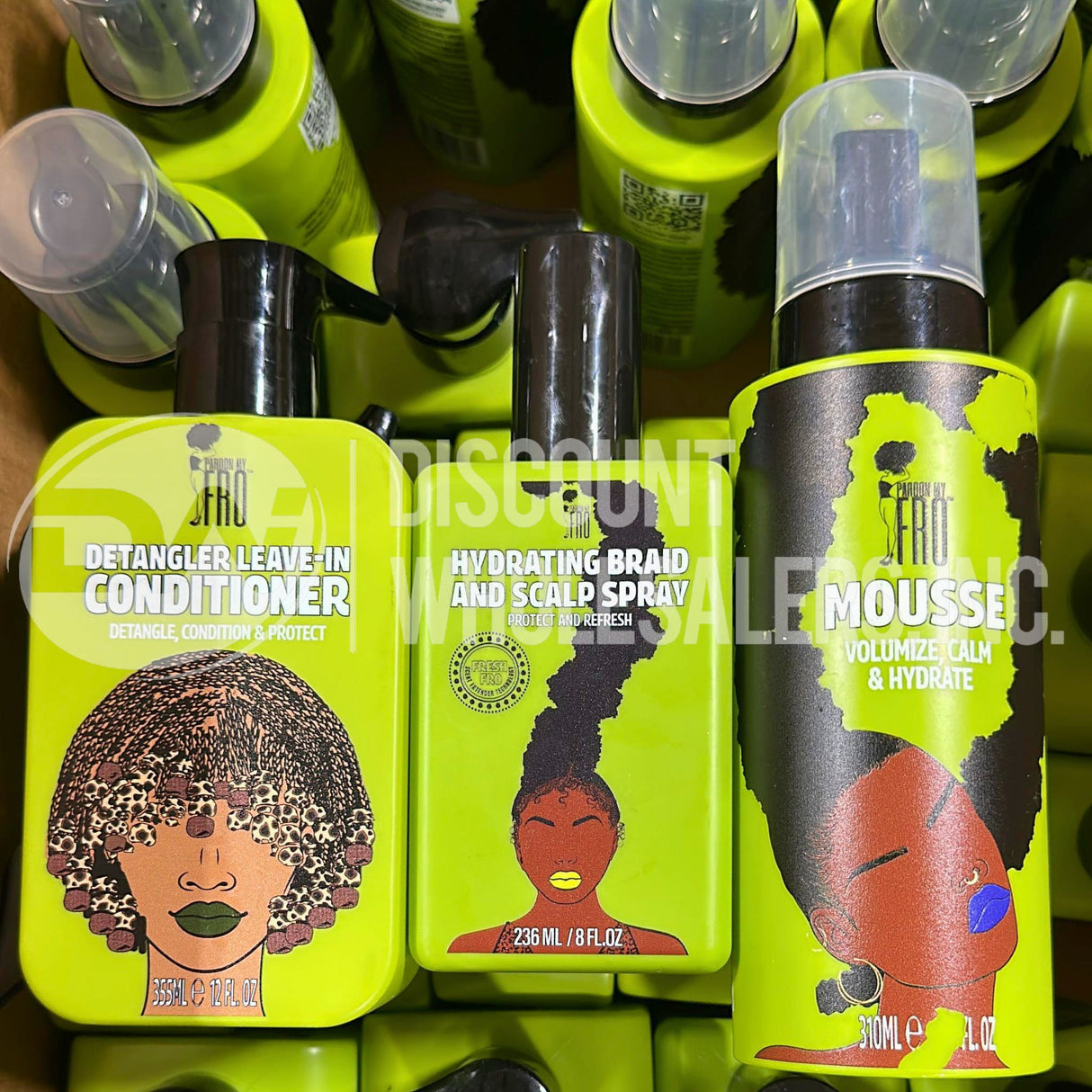 Pardon My Fro Assorted Different Sizes (50 Pcs Lot)