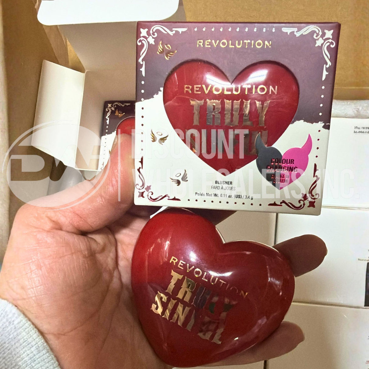 Revolution Truly Sinful PH Balm Blush in Crema Colour Changing (72 Pcs Lot)